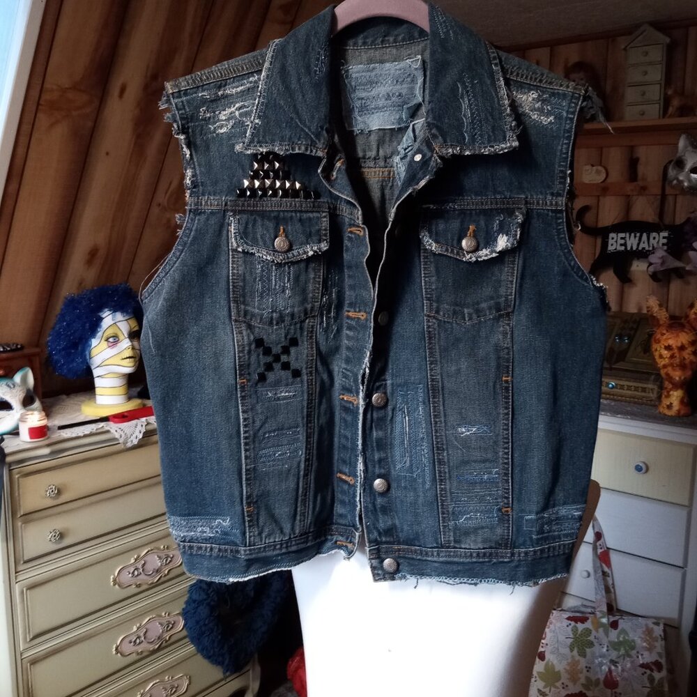 Denim Vest - Picture 2 of 11